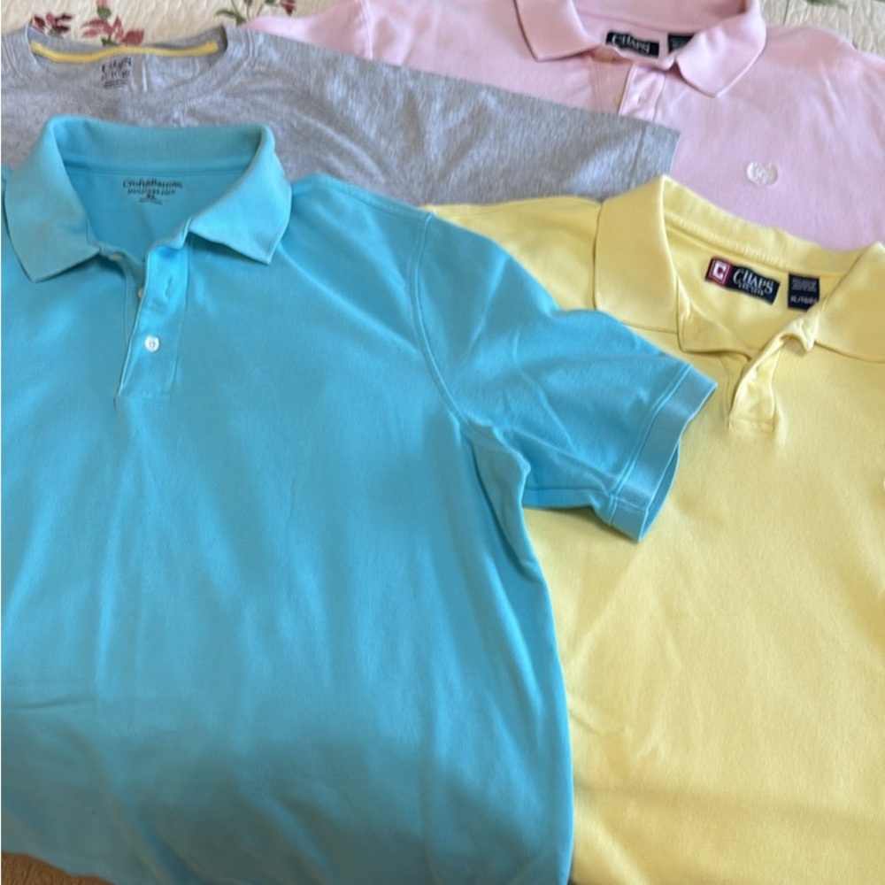 croft & barrow Light Blue Polo Shirt